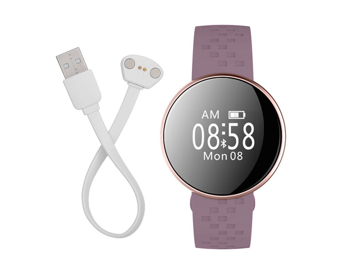Pulsera Inteligente (podómetro Y Monitor De Frecuencia Cardíaca) B16 Podómetro Deportivo Pulsera Inteligente De Frecuencia Cardíaca (morado)