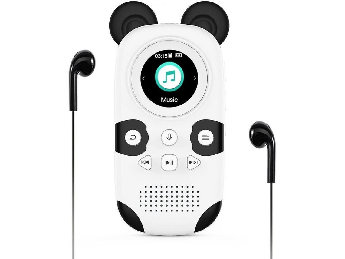2026-reproductor Mp3 Para Niños, Panda Bonito Portátil Con Bluetooth 5.0 16gb Reproductor De Música Infantil
