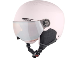 Casco de Esquí ALPINA Zupo Visor Q Lite Rosa Monocromo 51-55 cm