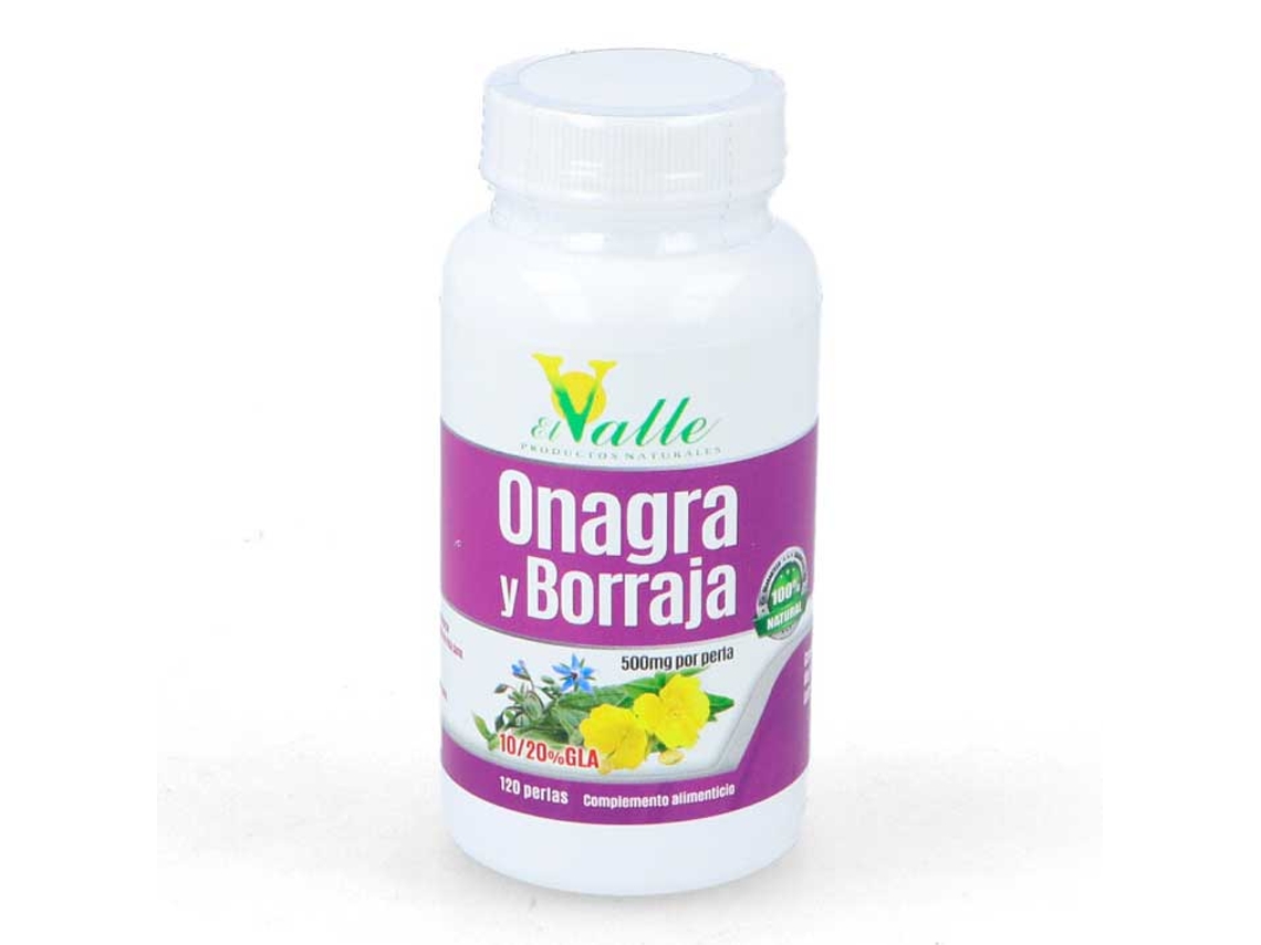 Complemento Alimentar EL VALLE Onagra Borraja Vit E 120 Perl