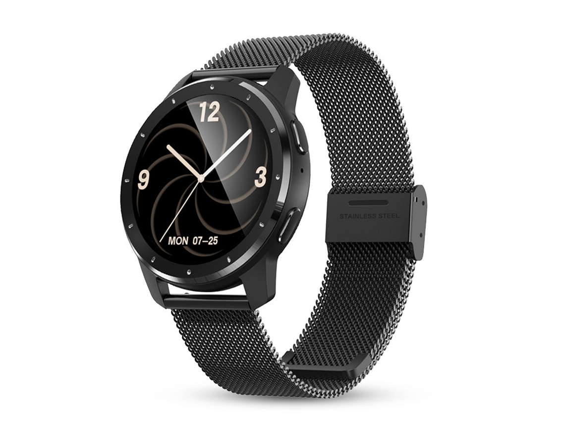 Relojes Inteligentes Monitoreo del Sueño Ritmo Cardíaco Reloj Deportivo Saludable Negro YEMAESRE