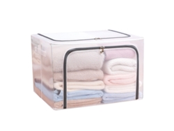 Caja de almacenamiento de red de nylon con estructura de acero plegable y duradera para colchones o mantas resistente al agua Kofihety