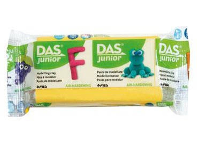 Plastilina DAS JUNIOR Amarillo 100 g (Edad Mínima: 3 años)