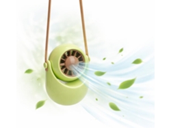 Ventilador De Cuello Usb - Mini Ventilador De Escritorio - Mini Ventilador Oscilante - Verde