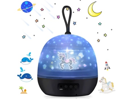 Starry sky projector, night light lamp 4 in 1 LED star projector light & ocean wave projector lamp, night light for kids bedroom decoration