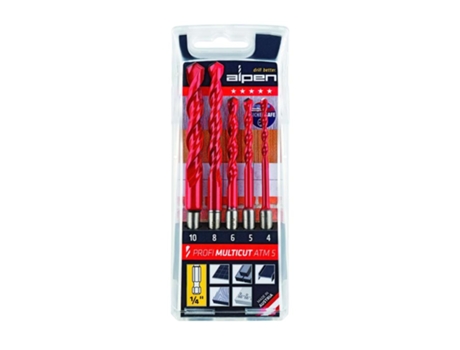 Estuche Brocas ALPEN Multiuso Hexagonal 5 Piezas