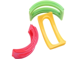 Juego De 2 Soportes De Plástico Para Tacos, Apilables Y Curvos.