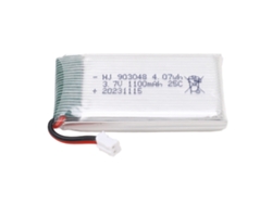 Batería Lipo De 3,7 V Y 1100 Mah Para Drones Con Conector Ph2.0 Para X5sw H5p (batería De Vuelo Rc Ligera).