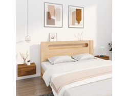 Mesitas de Noche de Pared 2Pzs 50X36X25 Cm Roble Marrón