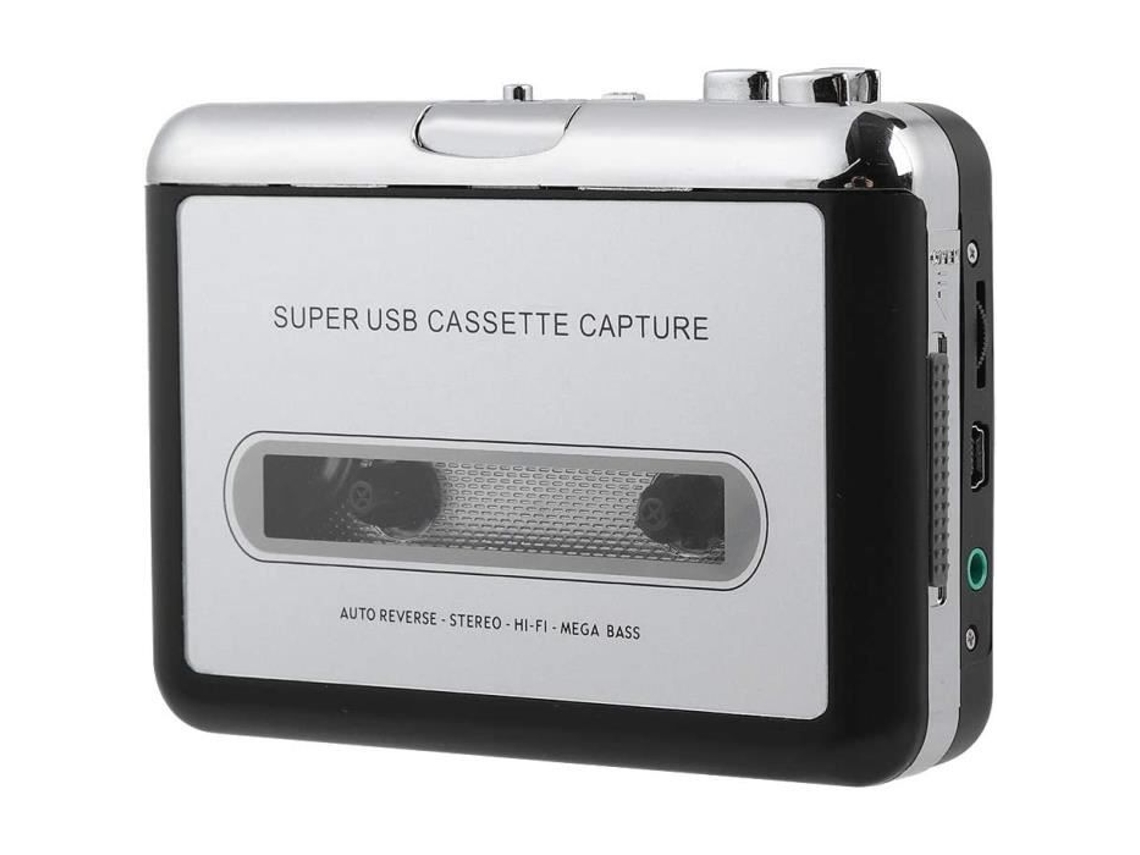 Práctico convertidor de casete a Mp3, reproductor de casete portátil Plug And Play para regalo, escuchar música 409