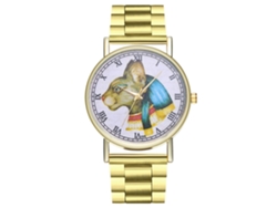 Reloj De Pulsera Unisex Informal Con Brazalete De Acero Y Números Romanos Zhoulianfa
