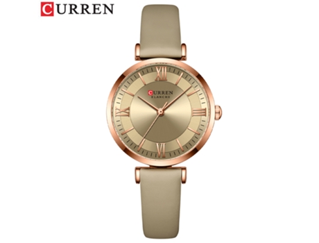 Relojes de Moda para Mujer Correa de Cuero Reloj Impermeable de Cuarzo para Mujer-Color 3 LUUCOZK