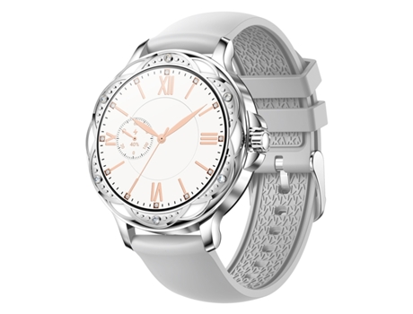 Smartwatch CF12 1,2'' pulsera de silicona resistente al agua compatible con monitorización del ritmo cardíaco/monitoreo de la presión arterial