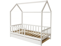 Cama infantil Paloma con cajón 90 x 190 cm blanca Habitat Et Jardin