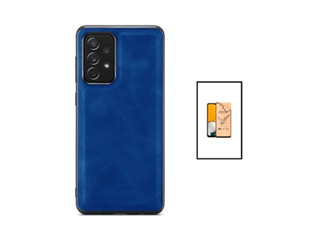 Funda para Samsung Galaxy A52/A52 5G GIFT4ME Piel Azul
