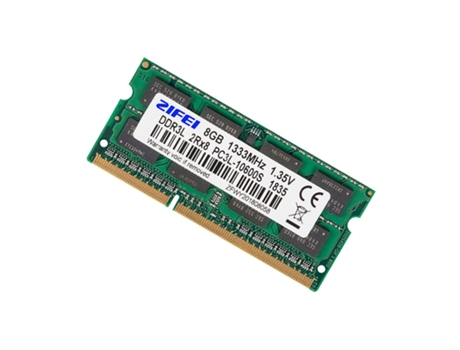 Memoria RAM SLOWMOOSE Sodinmm para Portátil 240 Pines (DDR3L - 8 GB - 1600 1.35V)
