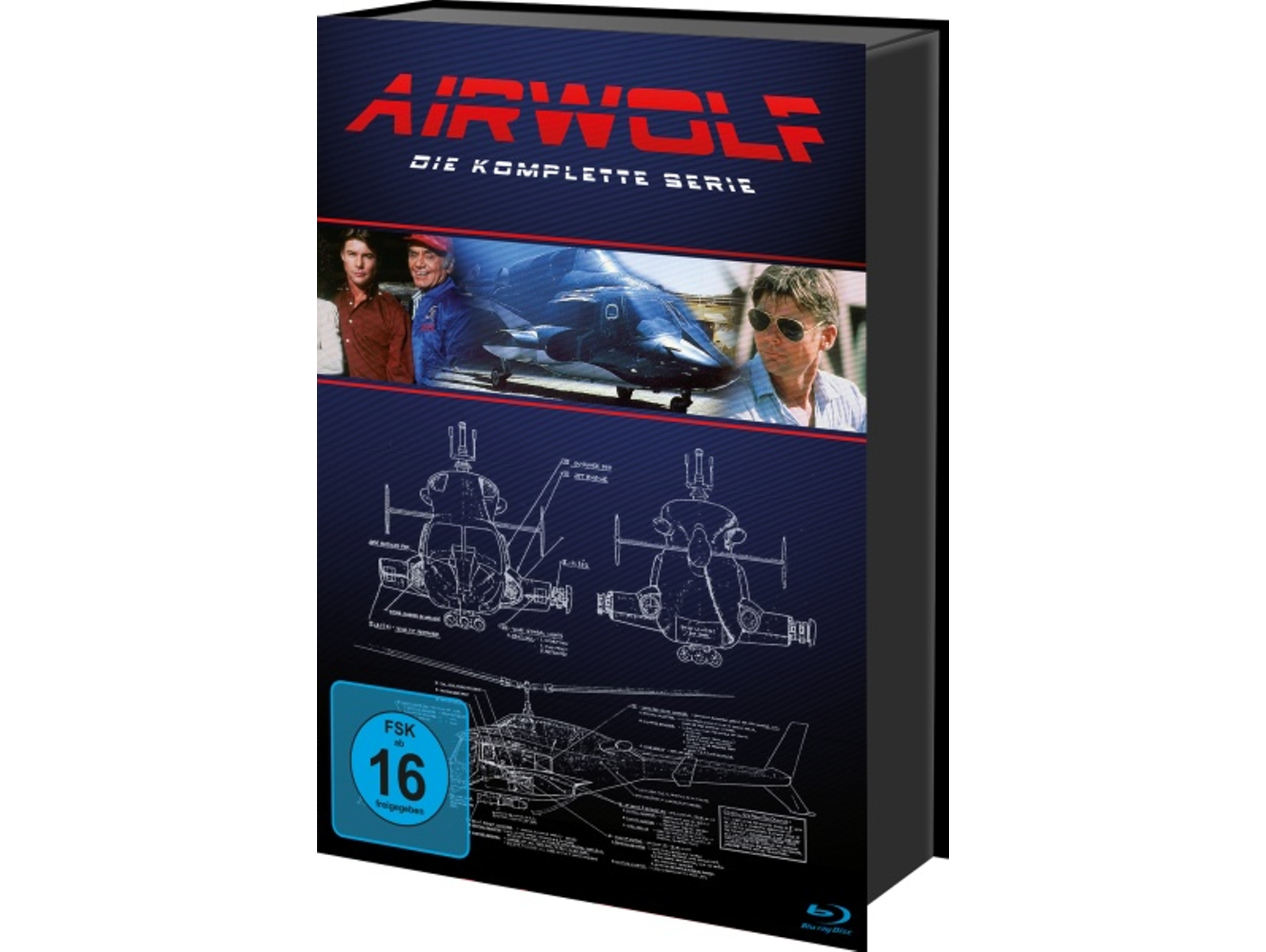 Blu-Ray Airwolf - Die komplette Serie (Keepcase) Alemán, Inglés