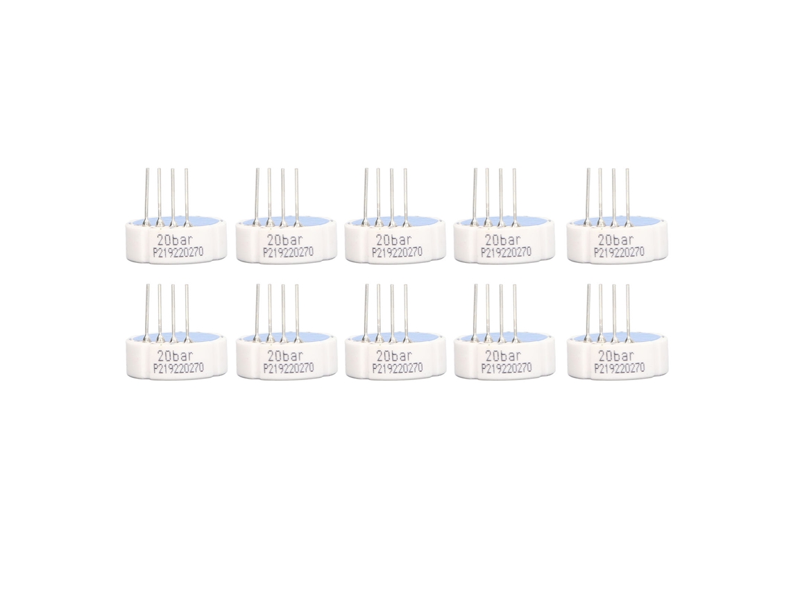 10 Unidades De Sensor De Presión Cerámico, Transductor De Agua De Alta Precisión, 2-20 V, 0-20 Bar.