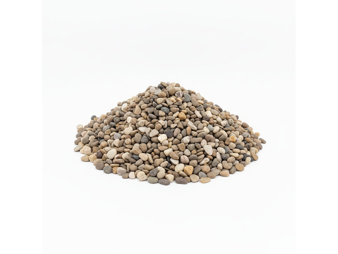 Guijarros laminados River Gris, bolsa de 20 kg / 5-10 mm