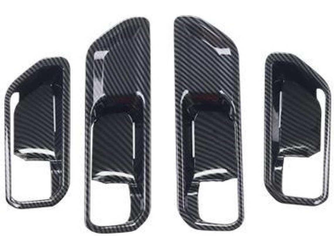 Adhesivo Protector Para Manija De Puerta Interior Automóvil Toyota Land Cruiser Prado Lc250 2024-2025 (plata)