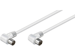 Cable de Antena GOOBAY (Coaxial - 1.5 m - Blanco)