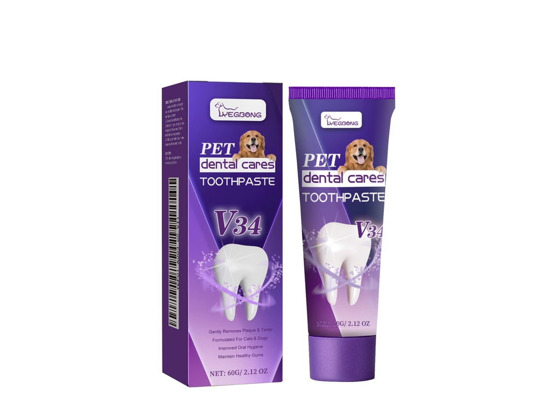 Pasta dental Yegbong Pet V34 para eliminar el sarro