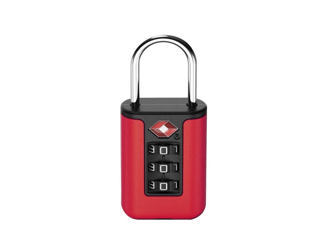 Candado de seguridad antirrobo TSA con combinación numérica para mochilas y maletas. Dam