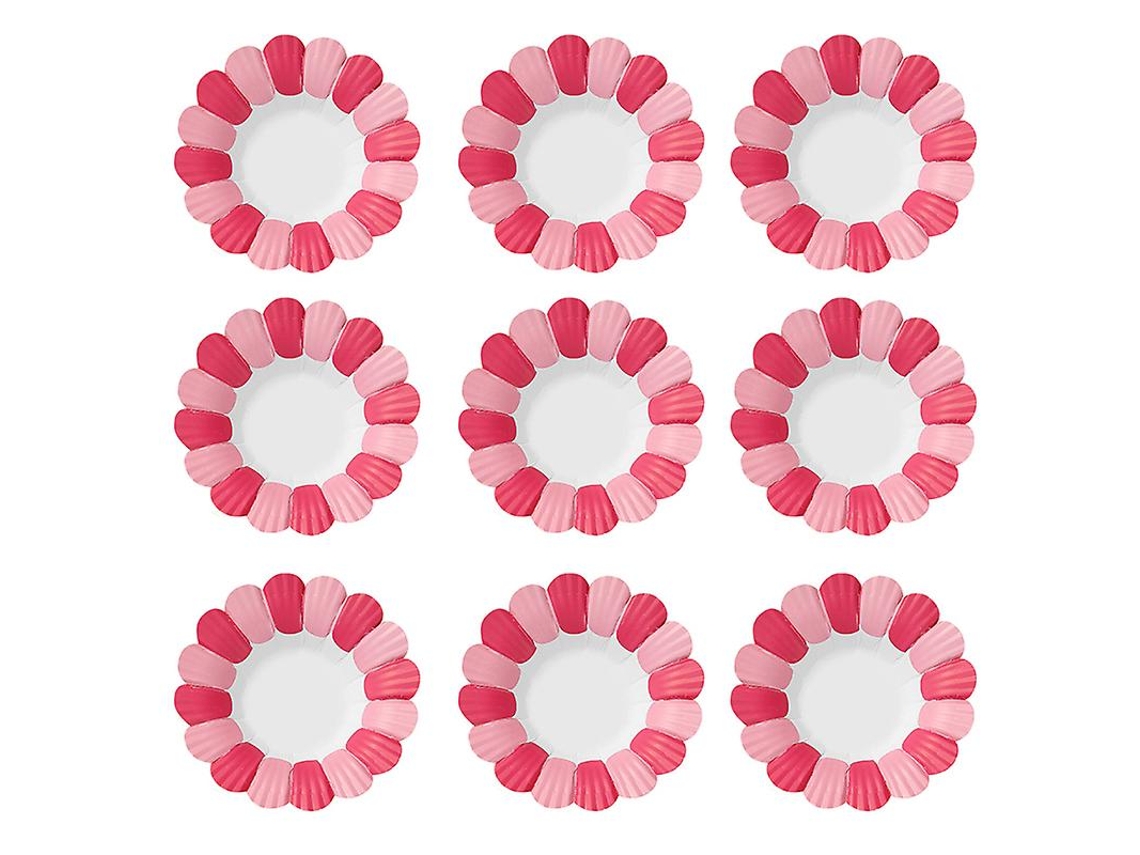 50 Piezas Plato De Comedor De Papel