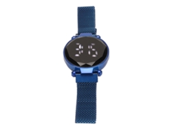 Reloj Led Para Mujer Con Pantalla Táctil, Pantalla Grande, Diseño Moderno, Aleación Duradera, Azul.