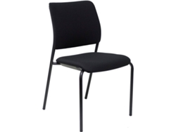 Silla de Confidente PYC To Sync Meet  Negro (Tela)