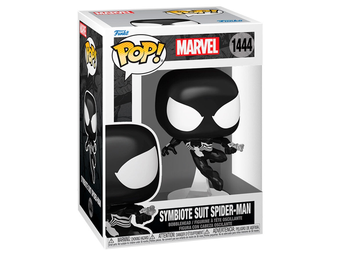 Figura Pop Marvel Traje Simbionte Spider-Man B.active