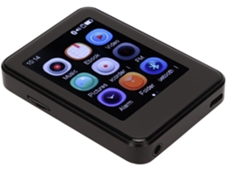 Reproductor MP3 Bluetooth YIZHOOD MP08 2.5Inch Pantalla táctil 16G TF Card (Negro)