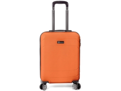 Maleta de cabina Benzi Bz5784na-50, 50 cm, expandible, ABS, ligera, 40 litros, 4 ruedas dobles, cerradura de combinación, color naranja