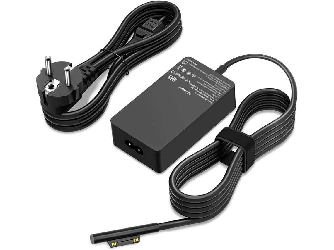 Cargador Surface Pro de 65 W para computadora portátil Microsoft Surface Pro para Surface Pro 10, 9, 8, 7 Chrui