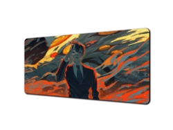 (estilo 2 300x600x2mm) Alfombrilla De Ratón De Goma De Anime 900x400mm Lindo Hombre Motosierra Antideslizante Almohadilla Protectora De Escritorio