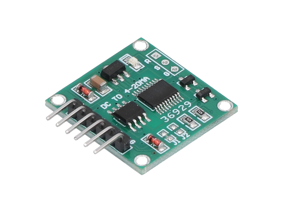 Módulo convertidor lineal de voltaje y corriente de 0-5 V a 4-20 mA, placa transmisora de señal