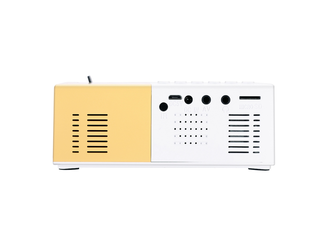 Proyector portátil de cine en casa compatible con multimedia 1080p