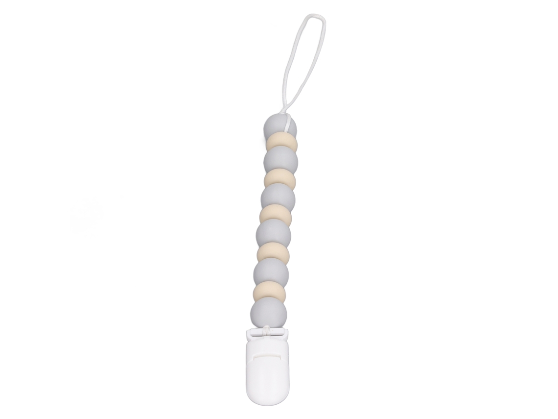 Grampo Para Chupeta De Silicone Em Uma Peça Com Contas Portátil Presente Ideal Para Bebê