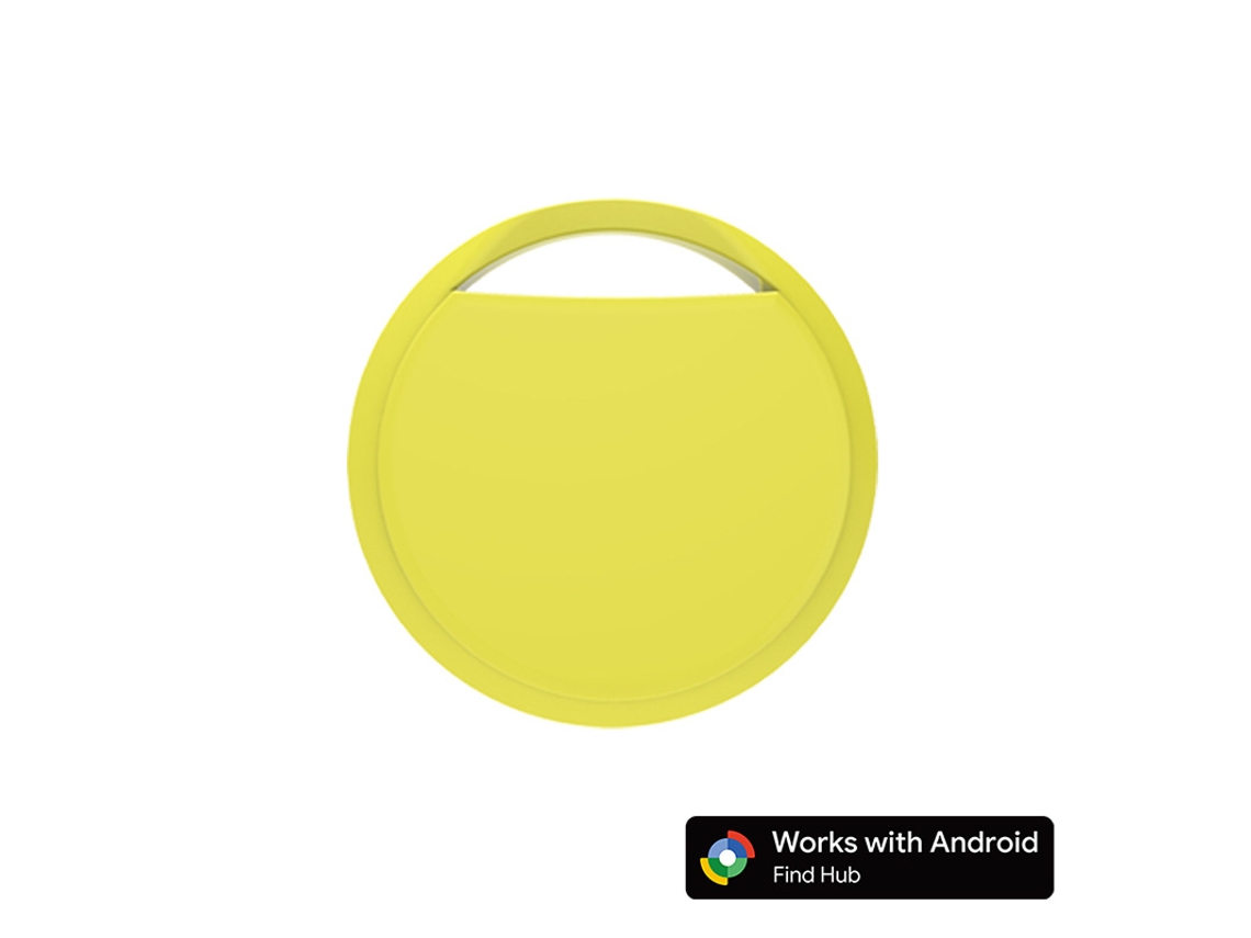 Mini Tracker Anti-perda Dispositivo Digitallab Para Androidfind Hub Amarelo