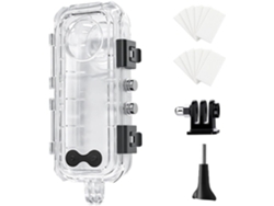 Estuche impermeable para buceo Insta360 X5, hasta 60 metros, con cristal templado, 17 x 7,5 cm, ideal para snorkel y deportes subacuáticos. SFUSHOS