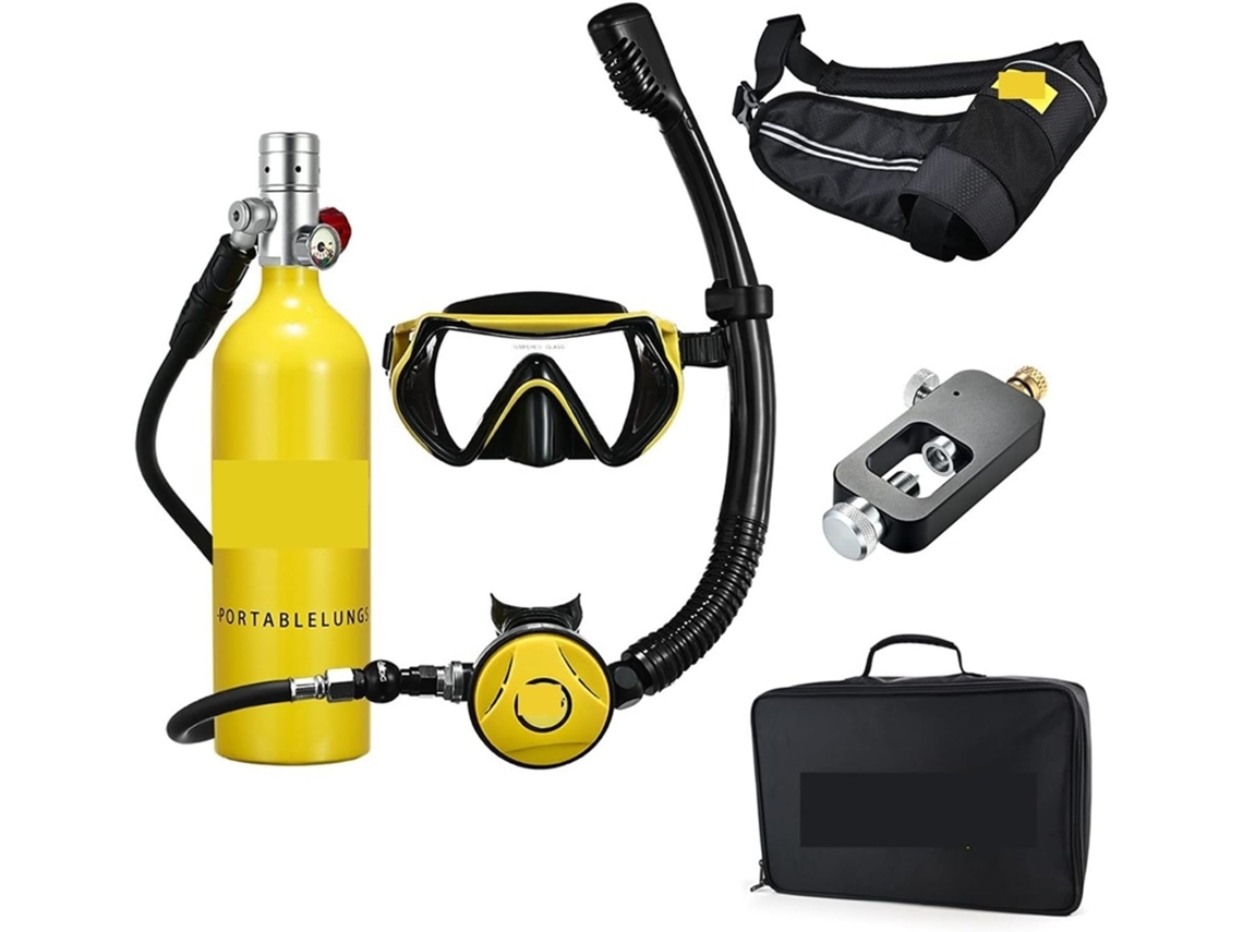 Mini Botella De Buceo, Tubo De Snorkel, Rebreather, Equipo Portátil De Apnea