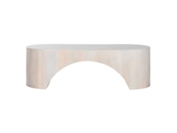 Mesa Centro Mango Blanco 137x60x42cm