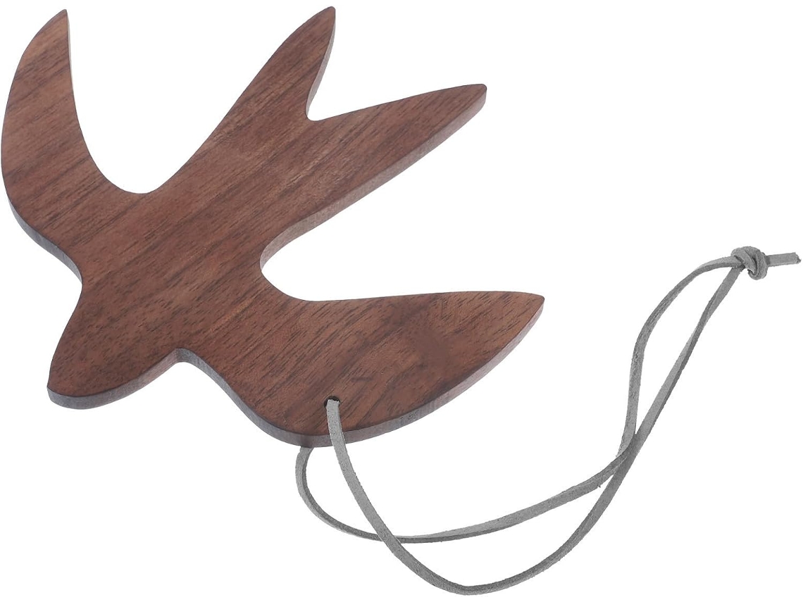 Adorno Pared Madera Forma Golondrina Fácil Colgar Limpiar Adornos Pájaros Jardín Ideales Decoración Hogar