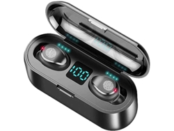 Auriculares Deportivos Inalámbricos Bluetooth 5.0 F9 Tws(negro)