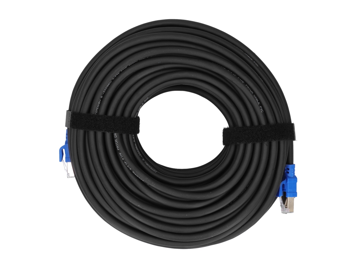 Cable Ethernet Cat8 De 40 Gbps Y 2000 Mhz Con Conector Rj45 Chapado En Oro Para Concentradores, Enrutadores Y Redes (25 M / 82 Pies)