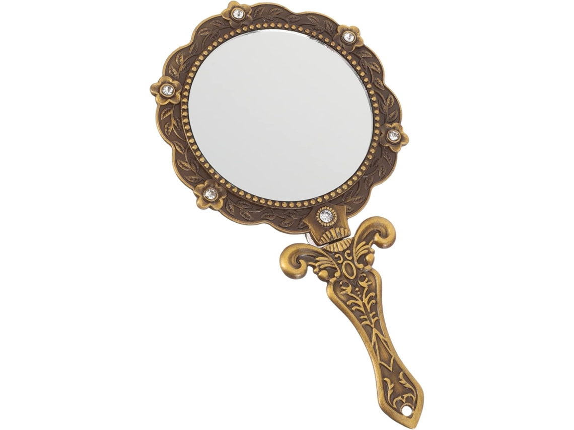 Espejo Decorativo Portátil, Espejo De Maquillaje De Mano Para Mujeres Y Niñas.