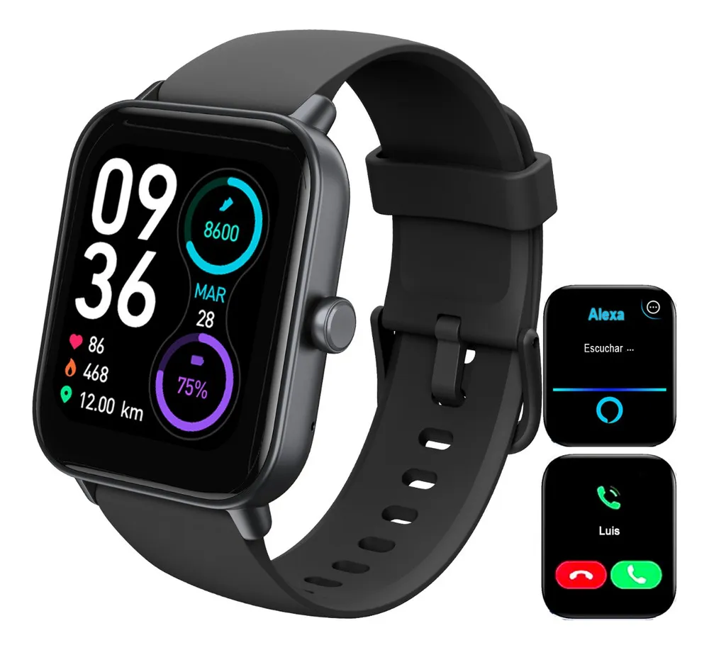 Reloj inteligente Vayotoy de 18 pulgadas con Bluetooth, 300 mAh y llamadas de Alexa
