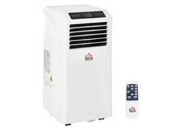 Aire Acondicionado Portátil 3 En 1, 9000 Btu, Temporizador 24h, Abs, Blanco