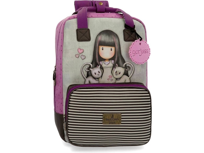 Mochila GORJUSS-SANTORO Tall Tails Morado (29x40x13cm)