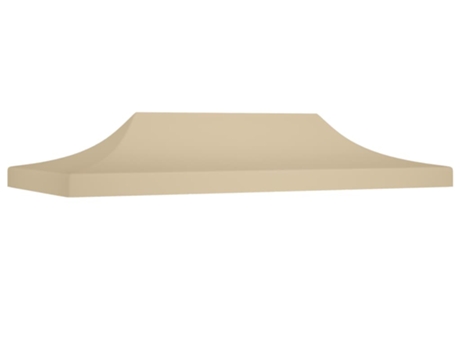 vidaXL Techo de carpa para celebraciones beige 6x3 m 270 g/m²